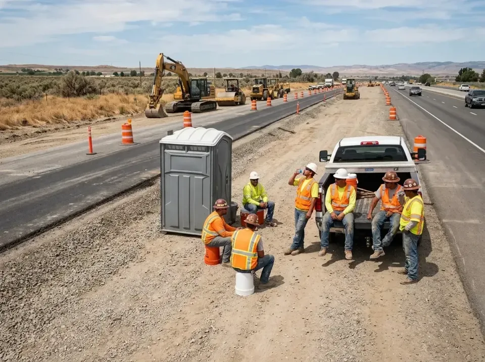 highway-road-construction-crew-007 — frequently asked questions, Porta Potty and Restroom Rentals in Lincoln, ND